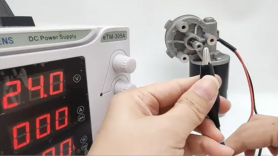 ガレージドア用低速DC電気ギアモーター